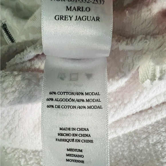 RAILS WOMEN’S MARLO GREY JAGUAR PULLOVER SWEATSHIRT SIZE MEDIUM - Picture 7 of 10